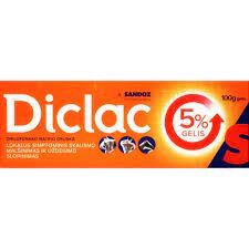 DICLAC Diclac 5% Gel 100g (Sandoz) 100g