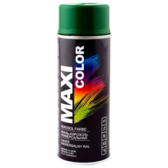 MAXI COLOR Purškiami dažai MAXI COLOR RAL6002, Leaf Green, 400 ml 400ml
