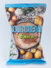 JERSIKA'S CHIPS JERSIKA'S CHIPS Sour Cream Onion 90 g 90g