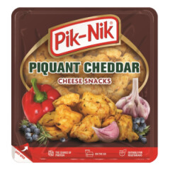 PIK-NIK Pikantiški čederio sūrio gabaliukai PIK-NIK, 50% rieb. 160g