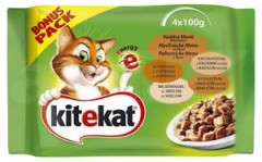 KITEKAT kiisueine 4-pakk jahimenüü 400g