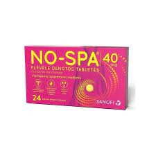 NO-SPA No-spa 40mg plėv.deng.tab. N24 (Sanofi Aventis) 24pcs