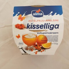 ALMA Kohupiimakreem astelpaju-apelsinikisselliga 260g