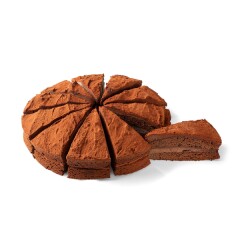 MANTINGA Double chocolate tart (sliced×12) 1600g