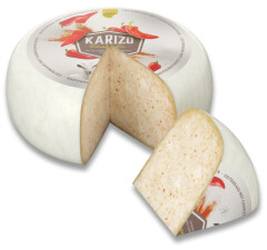 GOLDEN BITE Ožkų pieno sūris Karizo su chorizo prieskoniais GOLDEN BITE, 50%, 1x5kg 5kg