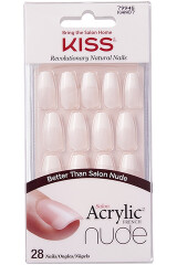 KISS Kunstküüned Salon Acrylic Nude liimiga 28pcs