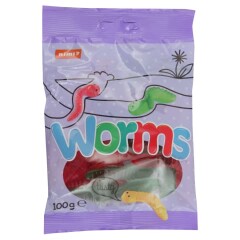 RIMI Želējas konfektes Worms 100g
