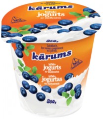 KARUMS Jogurtas su mėlynėmis KĀRUMS Bifido,350g 350g