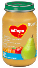MILUPA Rudens vaisių salotos MILUPA,8 mėn.,190g 190g