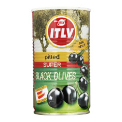ITLV melnas olīvas bez kauliem 370ml