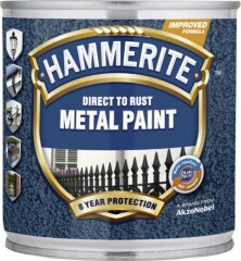 HAMMERITE Metalo dažai HAMMERITE HAMMERED FINISH, sidabro sp., 750 ml 0,75l