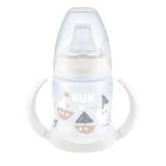 NUK Mokomasis buteliukas NUK su rankenėlėmis, 150 ml, 6-18 mėn. 18m