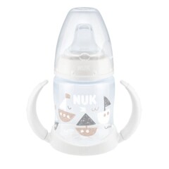 NUK Mokomasis buteliukas NUK su rankenėlėmis, 150 ml, 6-18 mėn. 18m