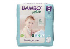 BAMBO Sauskelnės BAMBO NATURE 3 (4-8 kg) 28pcs