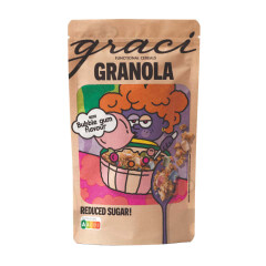 GRACI Granola ar Bubble Gum aromātu 250g
