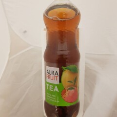 AURA FRUIT TEA Musta tee, sidruni ja kaktusevilja maitsega jook 1,5l