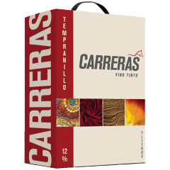 CARRERAS Sarkanvīns Tempranilo 3l