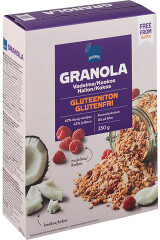 RAINBOW Krõbe gluteenivaba granola külmkuivatatud vaarikatükkidega 350g