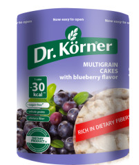 DR. KÖRNER Blueberry and cereals cocktail crispbreads 100g