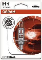 OSRAM Automobilinė lemputė OSRAM Original, H1, P14.5s, 55 W 1pcs