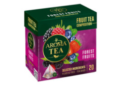 AROMA TEA Augļu tēja maisiņos piramīdas Meža ogu 20x2 40g