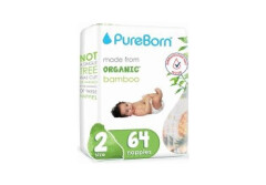 PUREBORN Mähkmed S2 3-6kg 64pcs