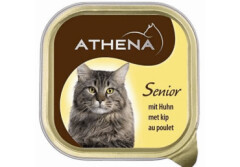 ATHENA Kassitoit linnulihaga Senior 100g