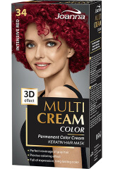 JOANNA Juuksevärv multi cream color 34 intensive red 1pcs