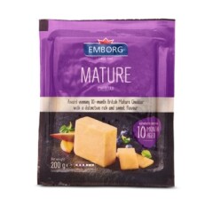 EMBORG CHEDDAR JUUST MATURE, 200g