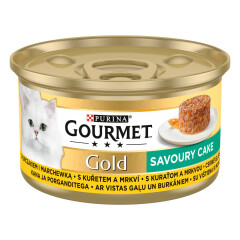 GOURMET GOLD Vistas gaļa ar burkāniem 85g