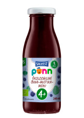 PÕNN Organic Apple-blueberry drink with pulp (4 months) 240ml