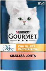 GOURMET PERLE Kassit.minifil.kastmes lõhe 85g