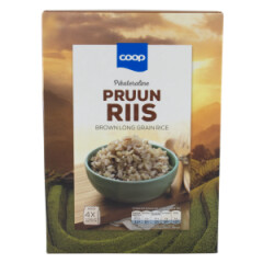 COOP Pikateraline pruun riis 4*125g 0,5kg