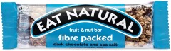 EAT NATURAL Batoon Fibre Packed tumeda šokolaadi ja meresoolaga 45g