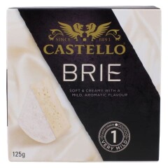 CASTELLO Valgehallitusjuust Brie 125g