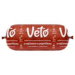 VETO Augalinis paštetas su pomidorais ir paprikomis VETO, 16x100g 100g