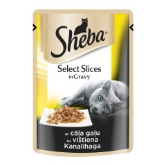 SHEBA Kačių ėdalas Sheba CRAFT vištiena 85g 85g