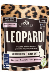 DAGSMARK Leopardi kassitoit kana ja veiselihaga kastmes 80g