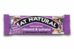 EAT NATURAL Batoon parapähklite, sultana rosinate, mandlite, maapähklite ja sarapuupähklitega 50g
