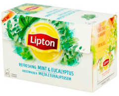 LIPTON Mint with Eucalyptus infusion tea 20tb 20pcs