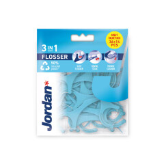 JORDAN Jordan dantų siūlas Flosser 3-in-1 N36 (Jordan as) 36pcs