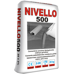 STIMELIT Pašizlīdzinoša java grīdai Nivello 500 2-20mm / 25kg 25kg