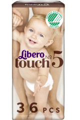 LIBERO Touch 5 püksmähe 10-14 kg 36pcs