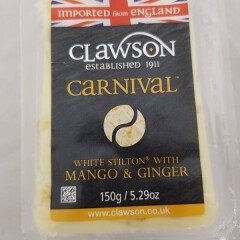 CLAWSON White Stilton mango ja ingveriga 150g