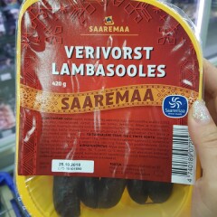 SAAREMAA LIHATÖÖSTUS VERIVORST LAMBASOOLES 420g