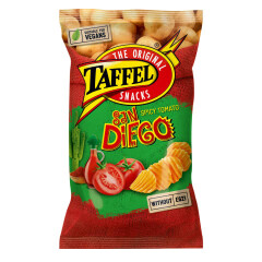 TAFFEL Taffel San Diego spicy tomato-flavoured potato chips 180g