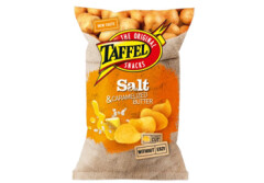 TAFFEL Taffel classic cut potato chips with salt and caramelized butter flavour 180g