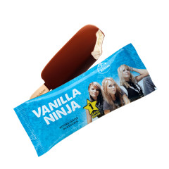 VANILLA NINJA VANILLA NINJA vanilla dairy ice cream with chocolate glaze on a stick 110ml/80g 0,08kg