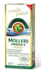 MOLLER'S Moller's žuvų taukai 250ml [Omega-3 Premium] (Orkla Health AS) 250ml