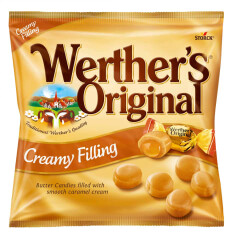 WERTHER'S ORIGINAL Karameļu konfektes Original, Creamy Filling 135g